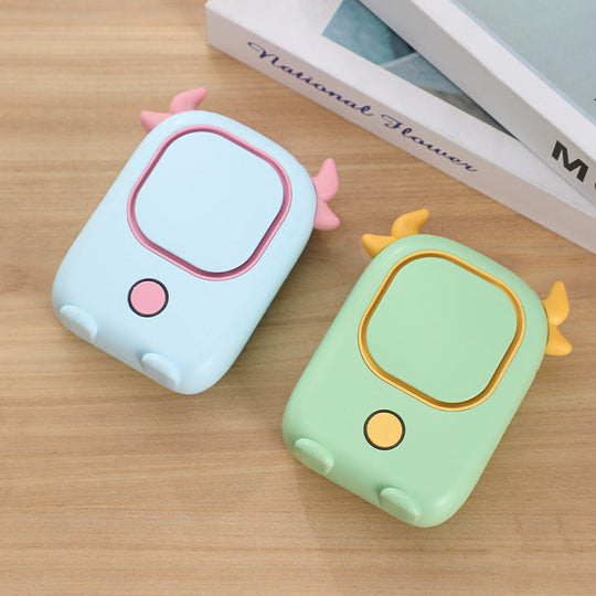 Ventilator USB Portabil Unisex cu Design Vacă Amuzant 2