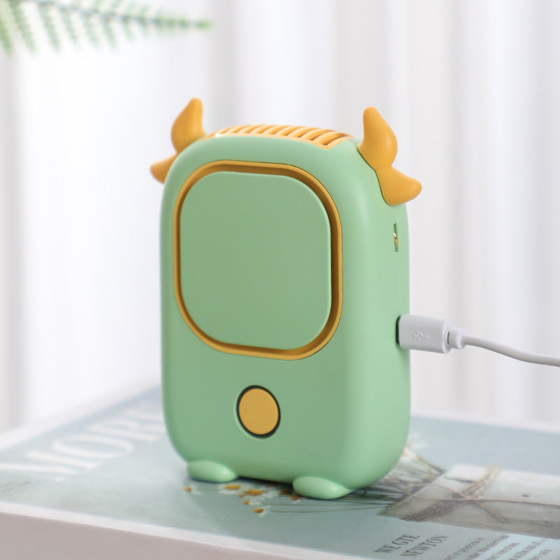 Ventilator USB Portabil Unisex cu Design Vacă Amuzant 3