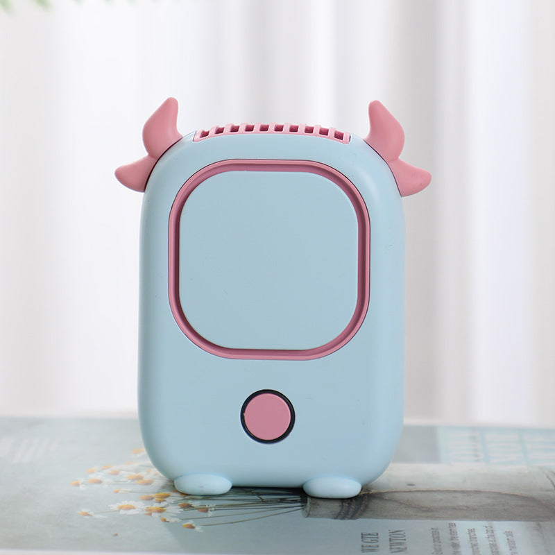 Ventilator USB Portabil Unisex cu Design Vacă Amuzant 5