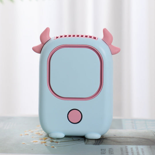 Ventilator USB Portabil Unisex cu Design Vacă Amuzant 5