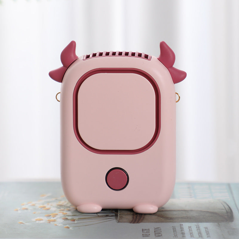 Ventilator USB Portabil Unisex cu Design Vacă Amuzant 7