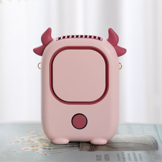 Ventilator USB Portabil Unisex cu Design Vacă Amuzant 7
