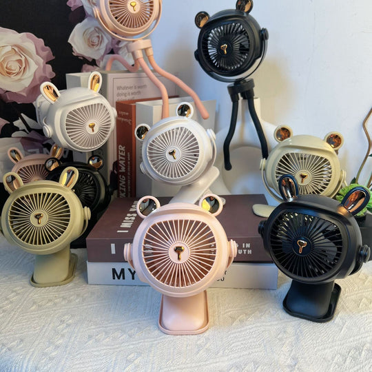 Ventilator de Birou Compact cu Design Jucăuș pentru Femei 1