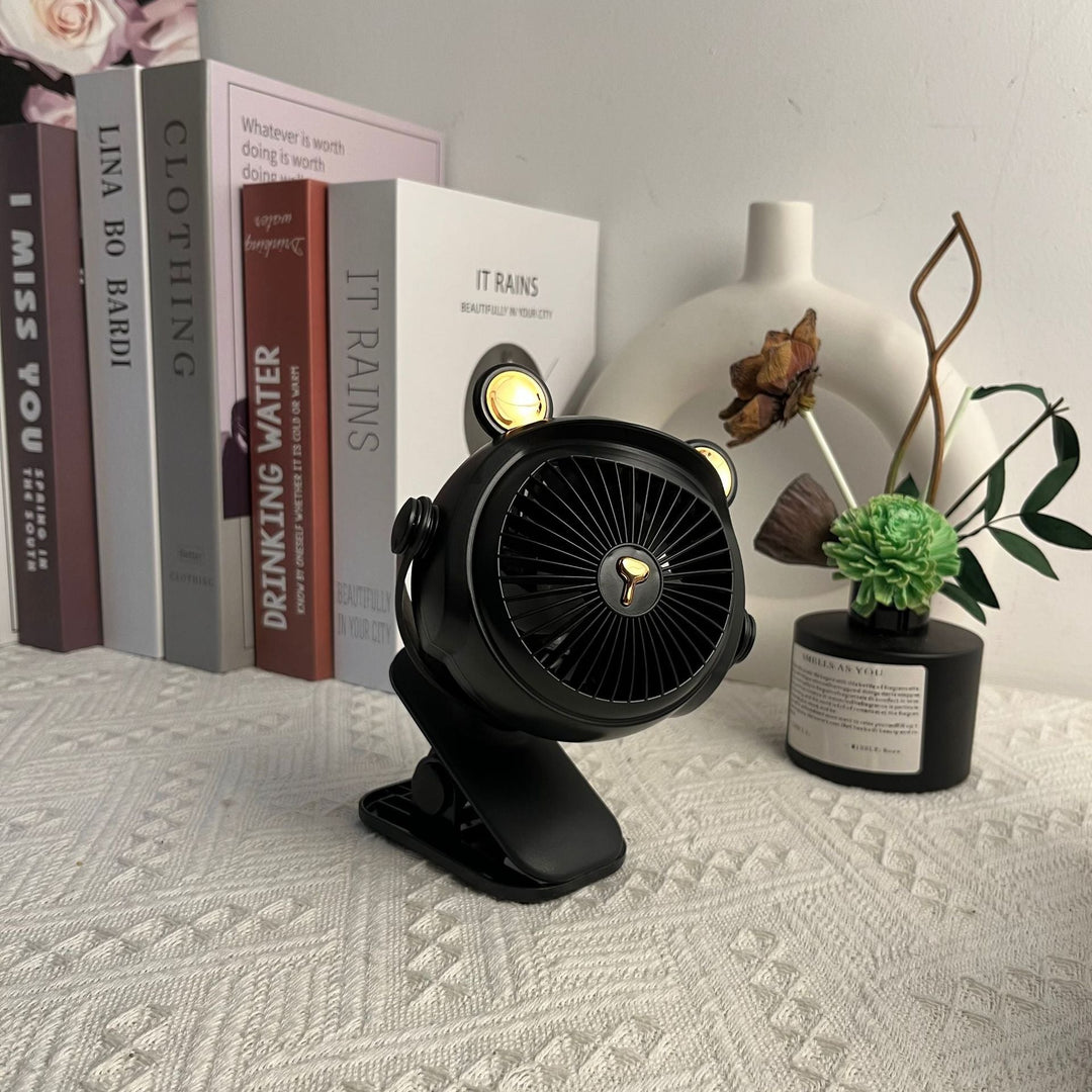 Ventilator de Birou Compact cu Design Jucăuș pentru Femei 6