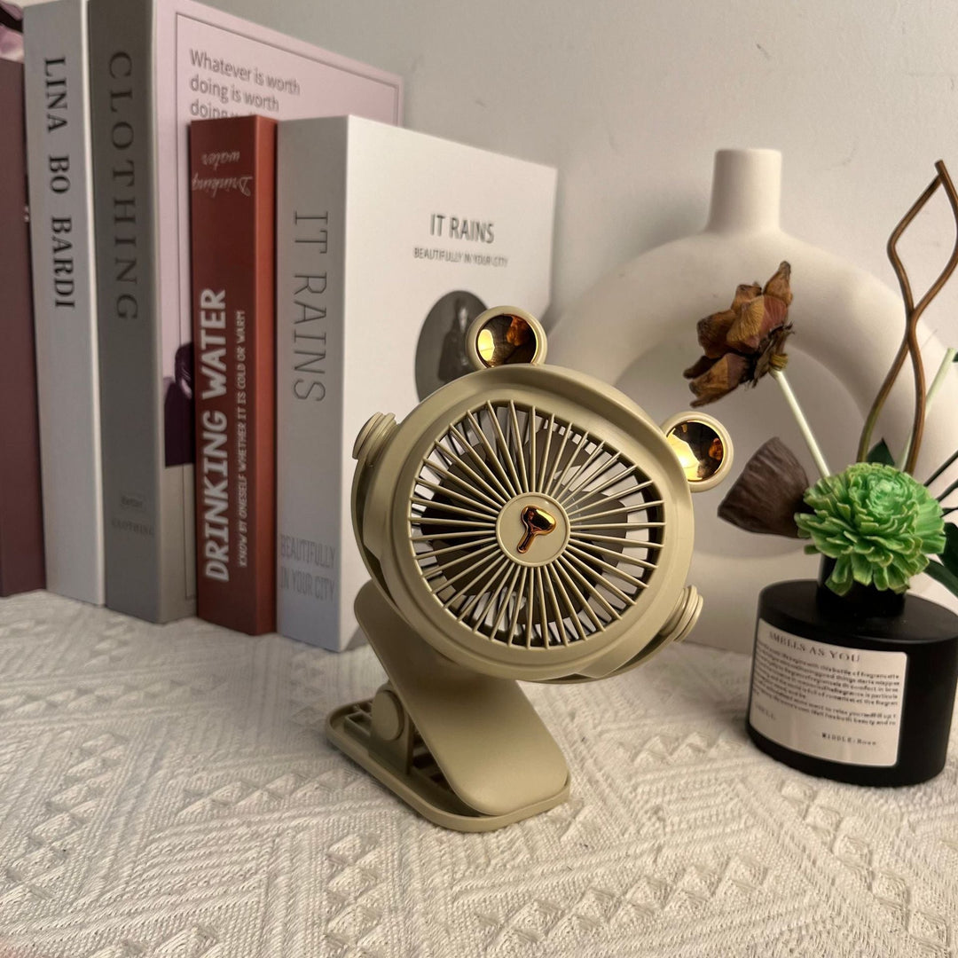 Ventilator de Birou Compact cu Design Jucăuș pentru Femei 7