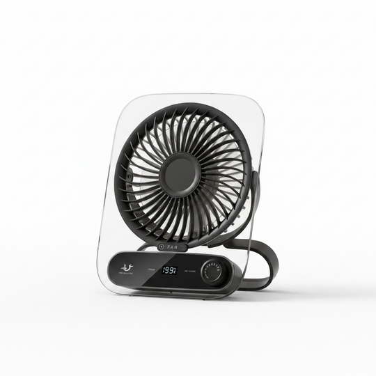 Ventilator de Birou Digital Ultra-Subțire cu 199 Setări de Viteză și Funcționare Silențioasă 0