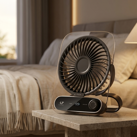 Ventilator de Birou Digital Ultra-Subțire cu 199 Setări de Viteză și Funcționare Silențioasă 3