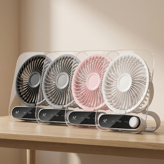 Ventilator de Birou Digital Ultra-Subțire cu 199 Setări de Viteză și Funcționare Silențioasă 6