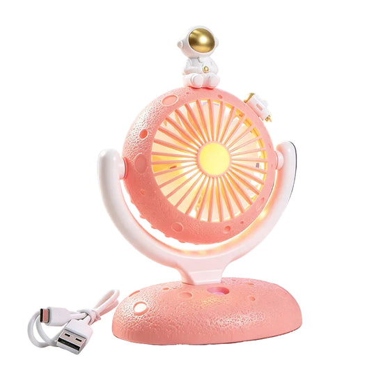 Ventilator de Birou Portabil USB cu Design Astronaut Creativ 0