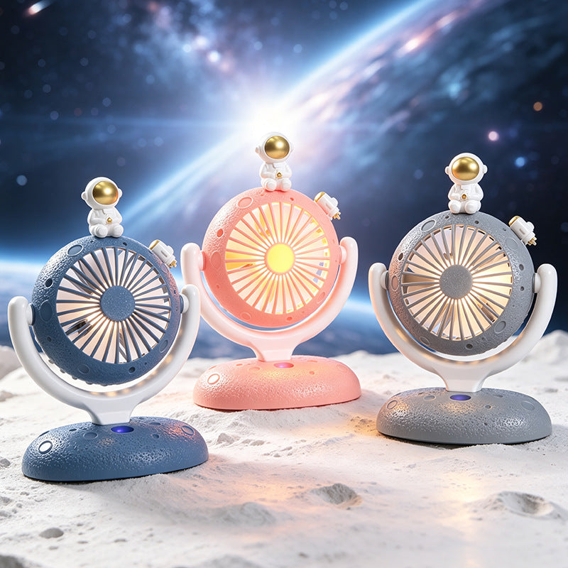 Ventilator de Birou Portabil USB cu Design Astronaut Creativ 1