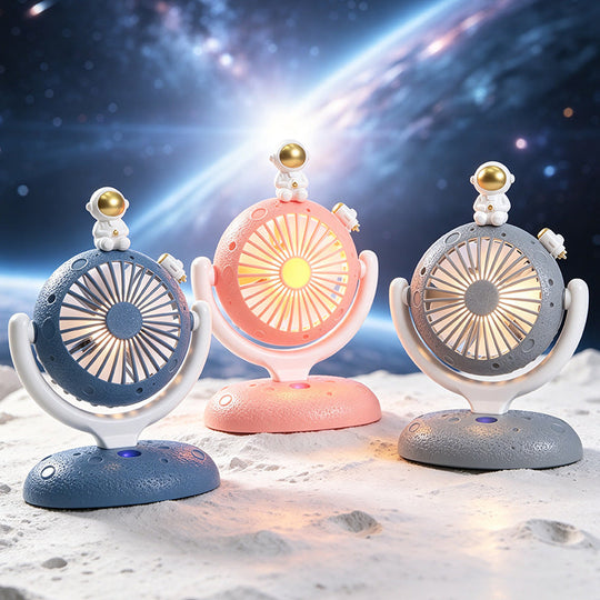 Ventilator de Birou Portabil USB cu Design Astronaut Creativ 1