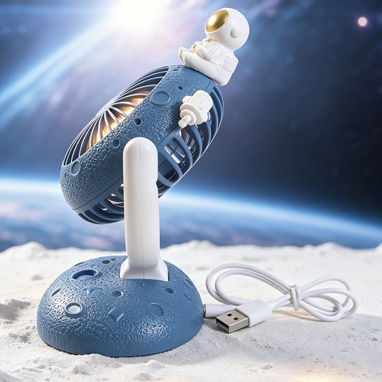 Ventilator de Birou Portabil USB cu Design Astronaut Creativ 2