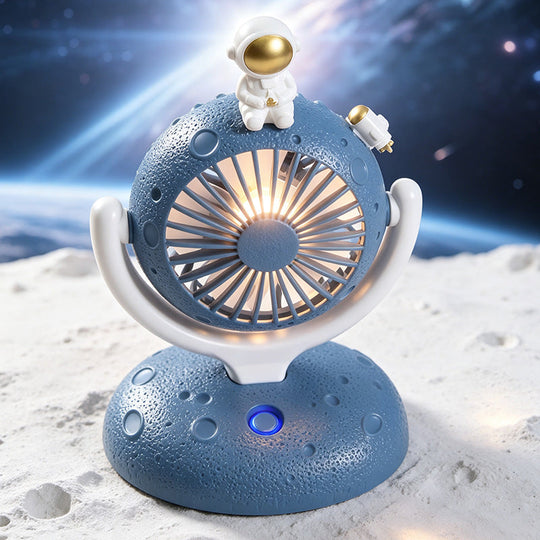 Ventilator de Birou Portabil USB cu Design Astronaut Creativ 3