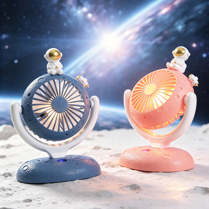 Ventilator de Birou Portabil USB cu Design Astronaut Creativ 4