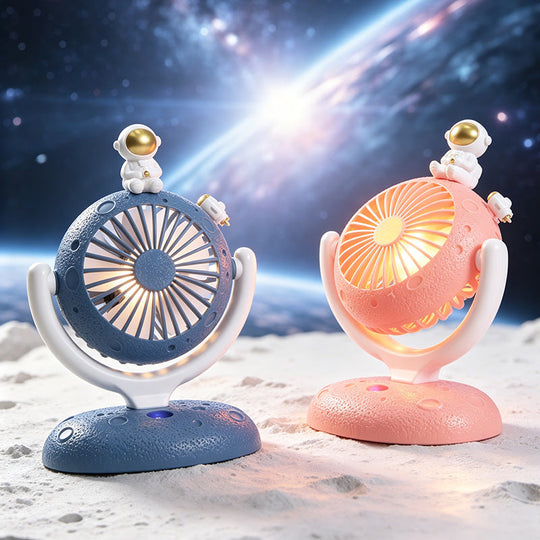 Ventilator de Birou Portabil USB cu Design Astronaut Creativ 4