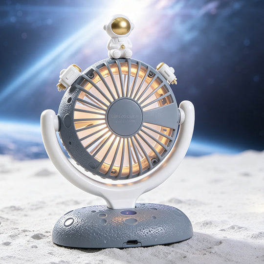 Ventilator de Birou Portabil USB cu Design Astronaut Creativ 5