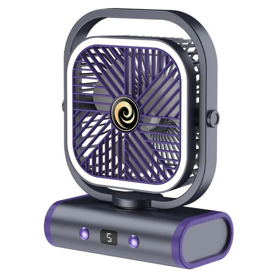 Ventilator de Birou USB Montat pe Perete Compact cu Viteze Reglabile 0
