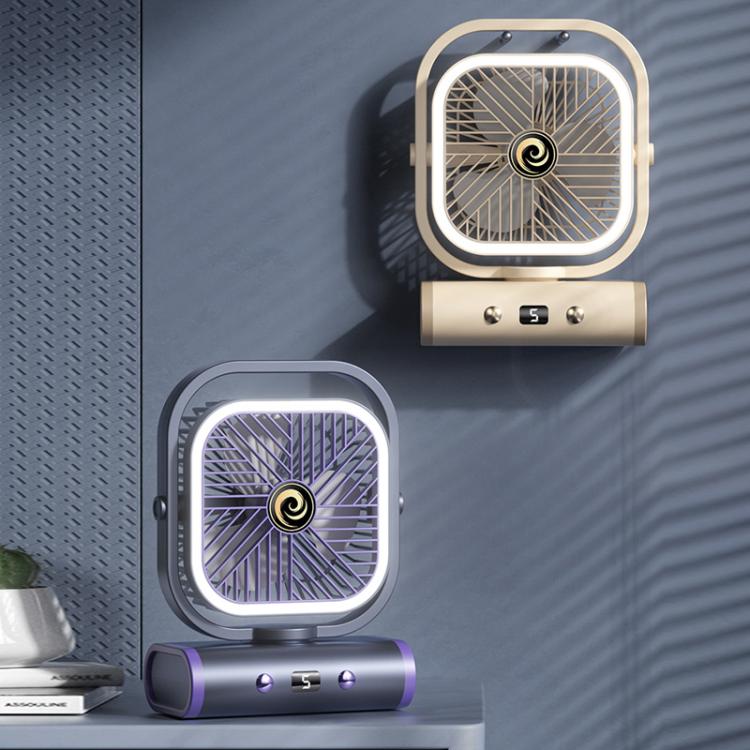 Ventilator de Birou USB Montat pe Perete Compact cu Viteze Reglabile 1