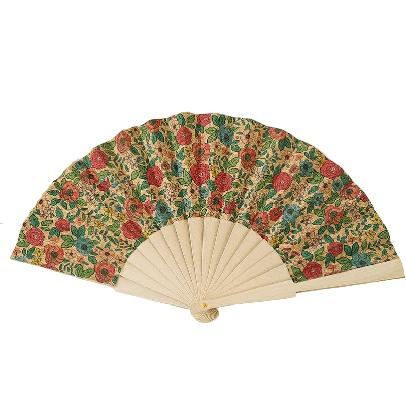 Ventilator de Damă cu Design Floral Manual 0