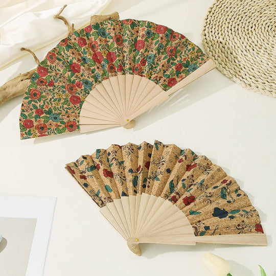 Ventilator de Damă cu Design Floral Manual 1