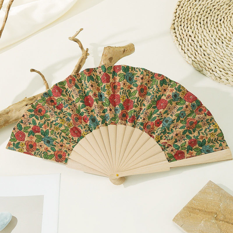 Ventilator de Damă cu Design Floral Manual 2