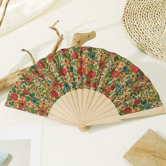 Ventilator de Damă cu Design Floral Manual 2