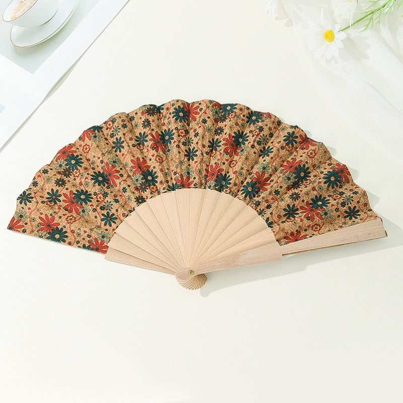 Ventilator de Damă cu Design Floral Manual 5