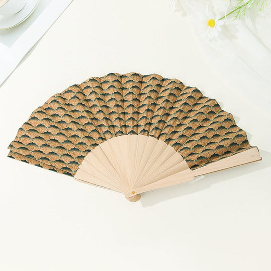 Ventilator de Damă cu Design Floral Manual 6