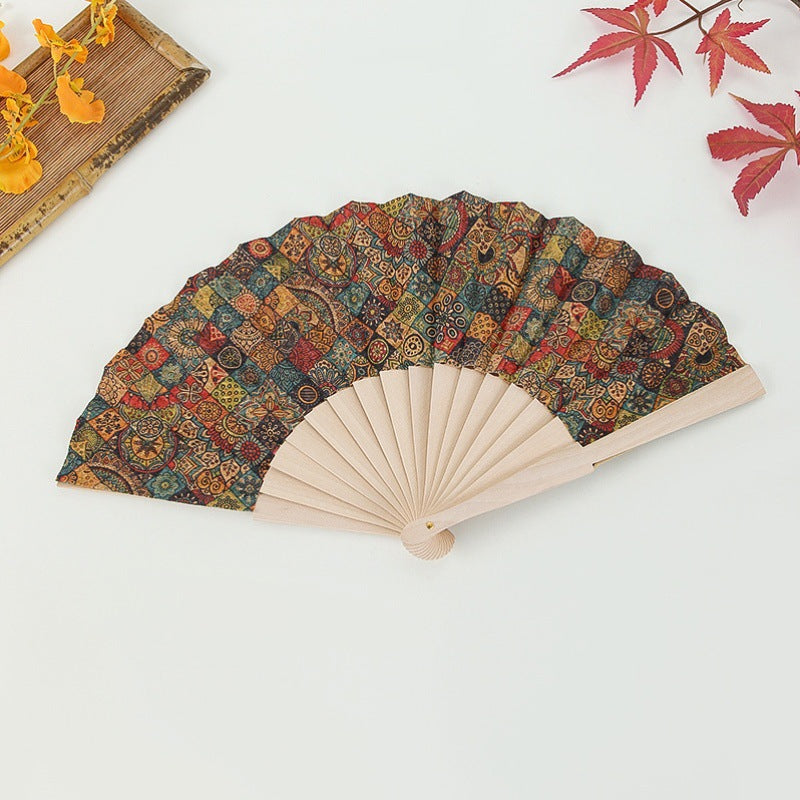 Ventilator de Damă cu Design Floral Manual 8
