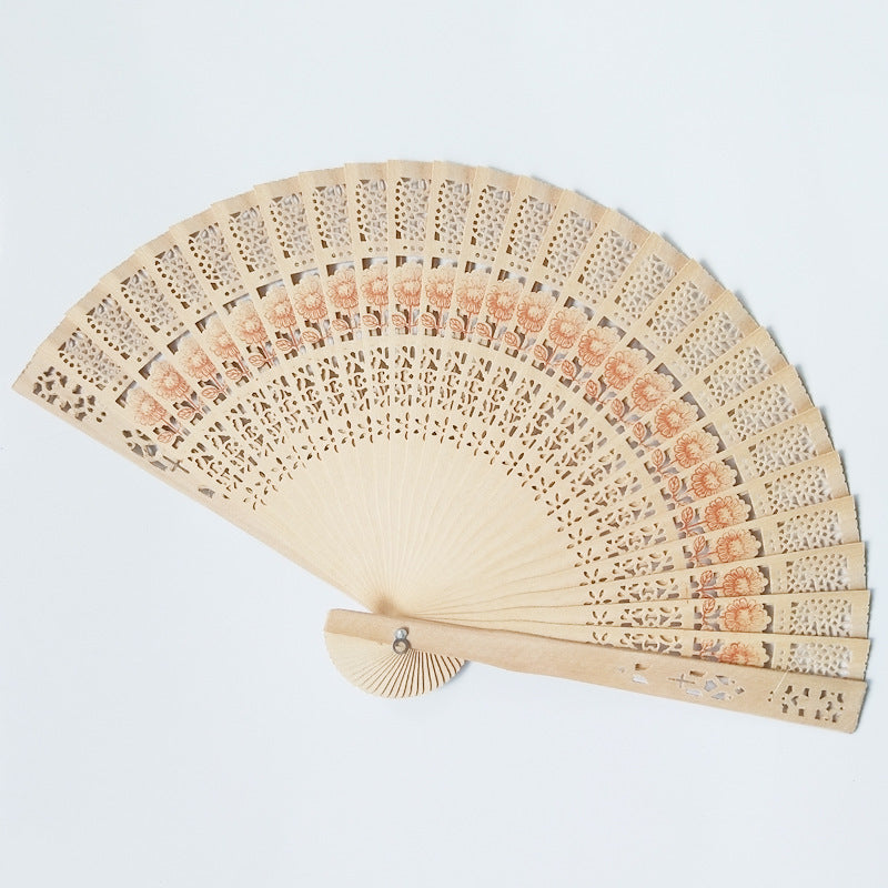 Ventilator de Mână Decorativ cu Design Filigranat pentru Femei 5