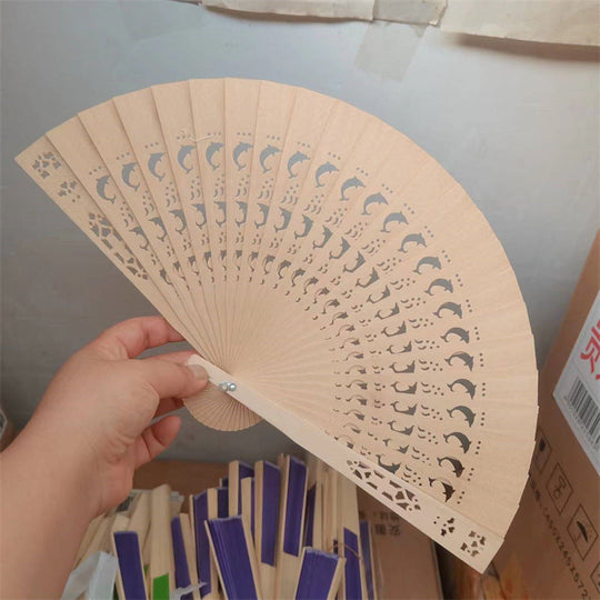 Ventilator de Mână Decorativ cu Design Filigranat pentru Femei 7