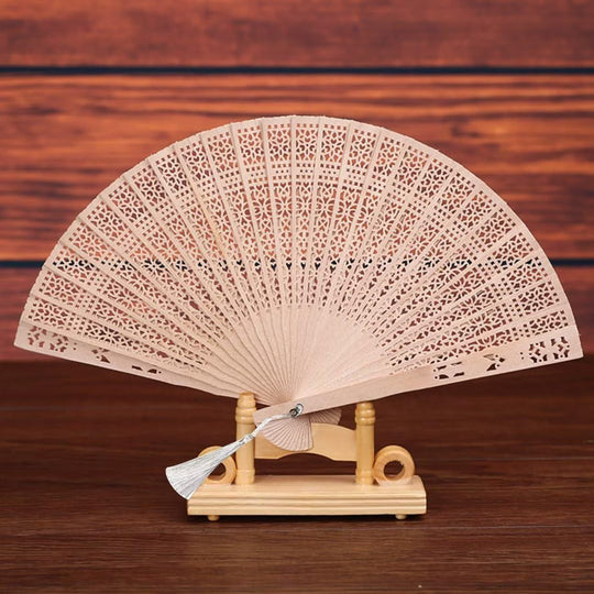 Ventilator de Mână Decorativ cu Design Filigranat pentru Femei 8