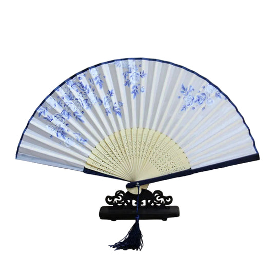 Ventilator de Mână Floral pentru Femei, Design Manual, Accesoriu Elegant 0