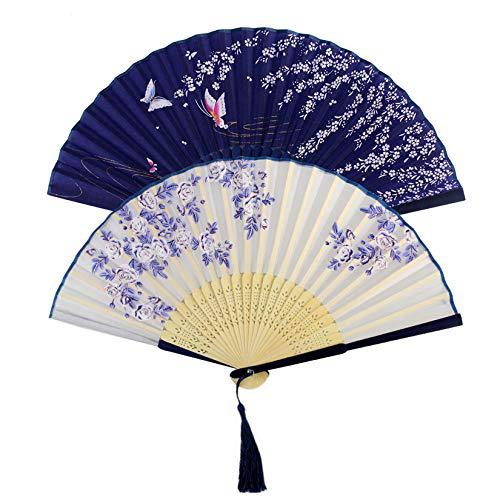 Ventilator de Mână Floral pentru Femei, Design Manual, Accesoriu Elegant 1