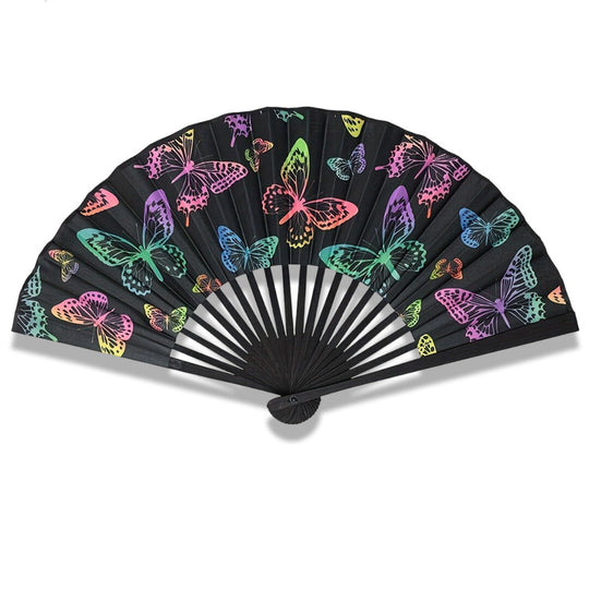 Ventilator de Mână Pliabil cu Design Floral pentru Femei 0