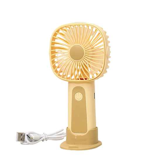 Ventilator de Mână Portabil USB cu Unghi de Înclinare Reglabil 0