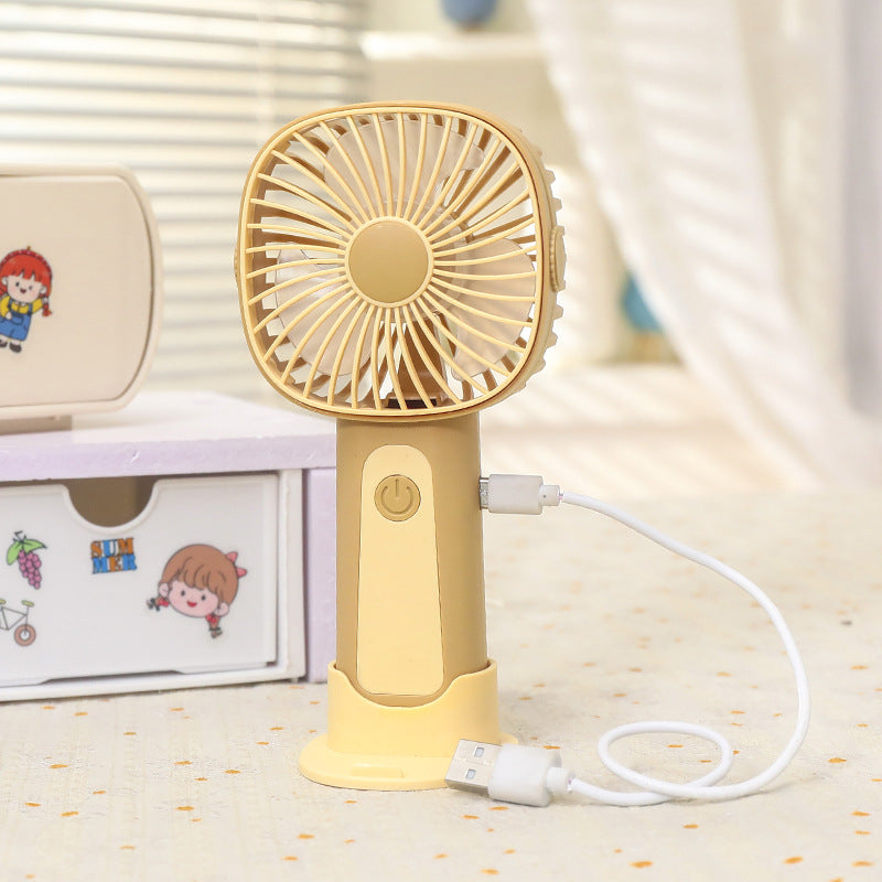 Ventilator de Mână Portabil USB cu Unghi de Înclinare Reglabil 5