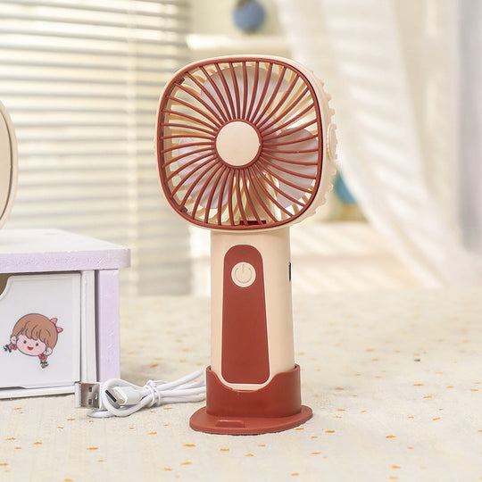 Ventilator de Mână Portabil USB cu Unghi de Înclinare Reglabil 7