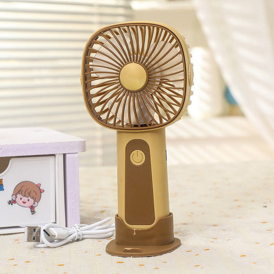Ventilator de Mână Portabil USB cu Unghi de Înclinare Reglabil 9