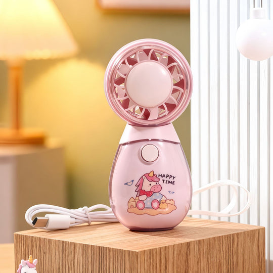 Ventilator de Mână Portabil cu Design Jucăuș pentru Femei 10