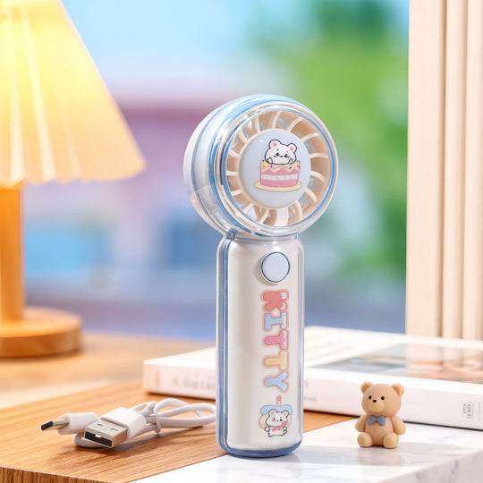 Ventilator de Mână Portabil cu Design Jucăuș pentru Femei 12