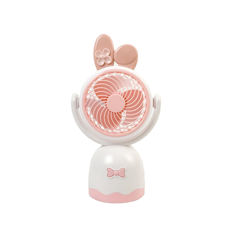 Ventilator de Mână Portabil cu Design Urechi de Pisică pentru Femei 7