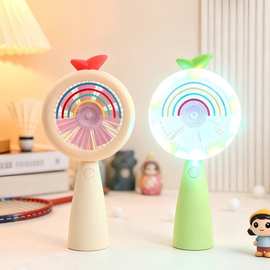 Ventilator de Mână Portabil cu Iluminare LED pentru Femei 2