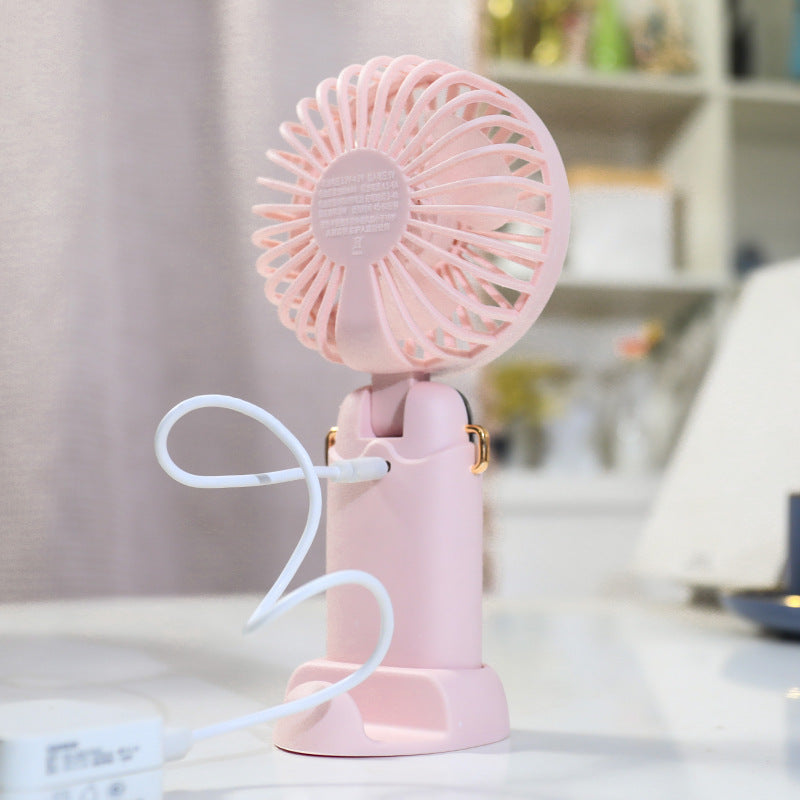 Ventilator de Mână Portabil cu Pulverizare pentru Femei 3