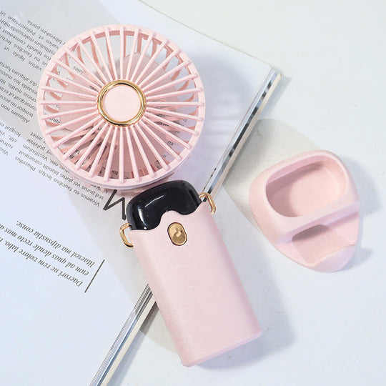 Ventilator de Mână Portabil cu Pulverizare pentru Femei 4