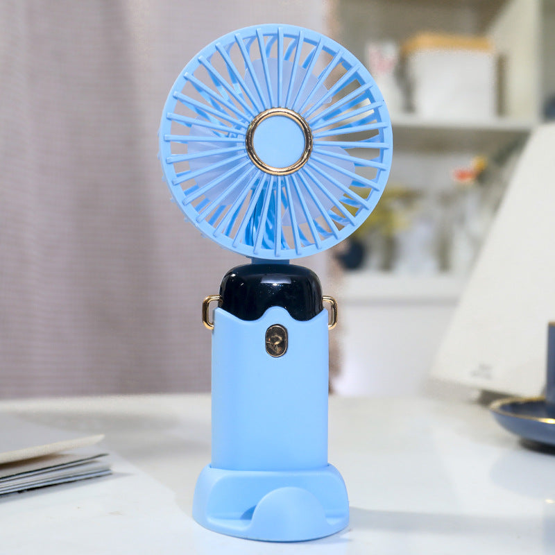 Ventilator de Mână Portabil cu Pulverizare pentru Femei 8