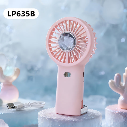 Ventilator de Mână Portabil pentru Femei cu Design Modern 5