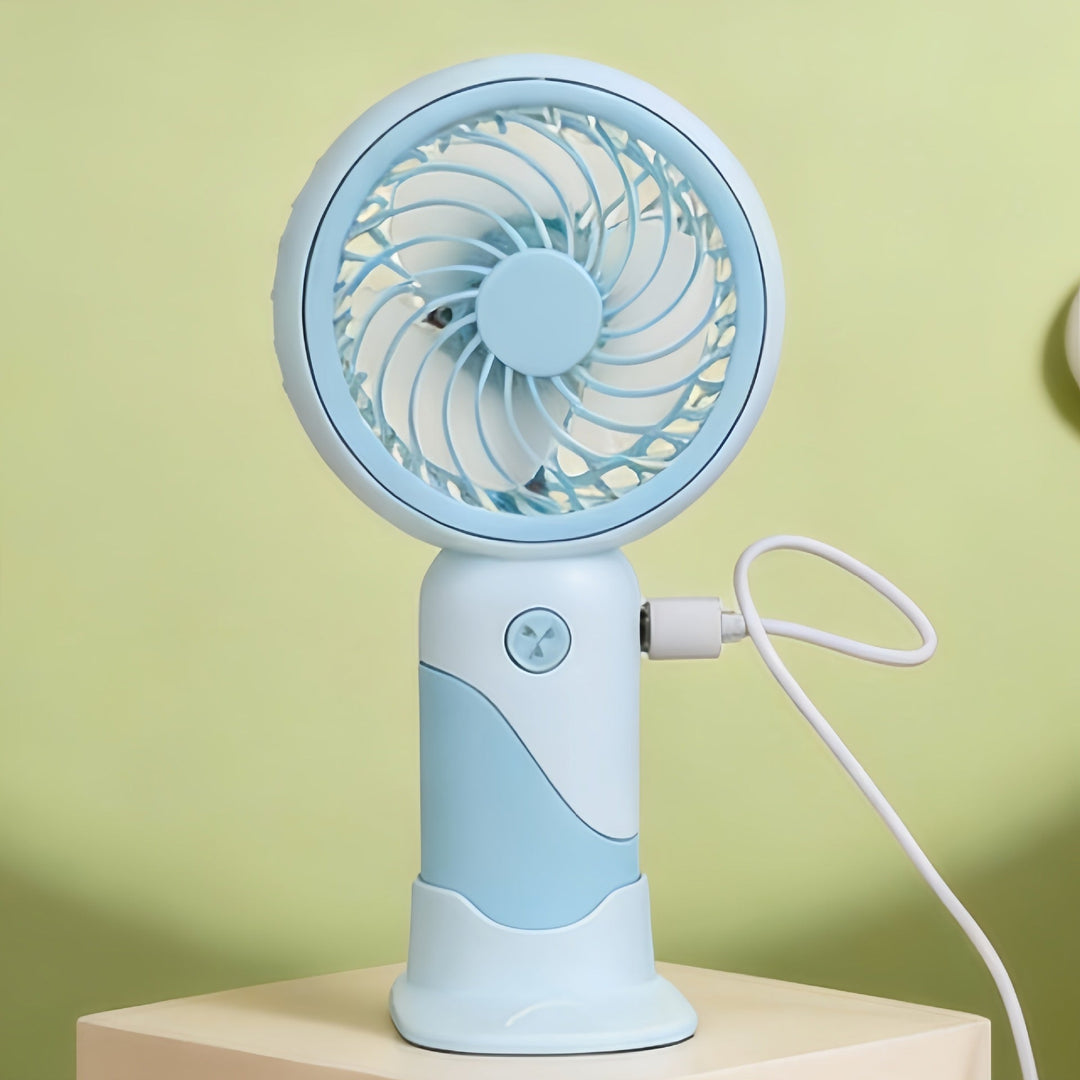 Ventilator de Masă Portabil Unisex cu USB Compact și Silențios 4