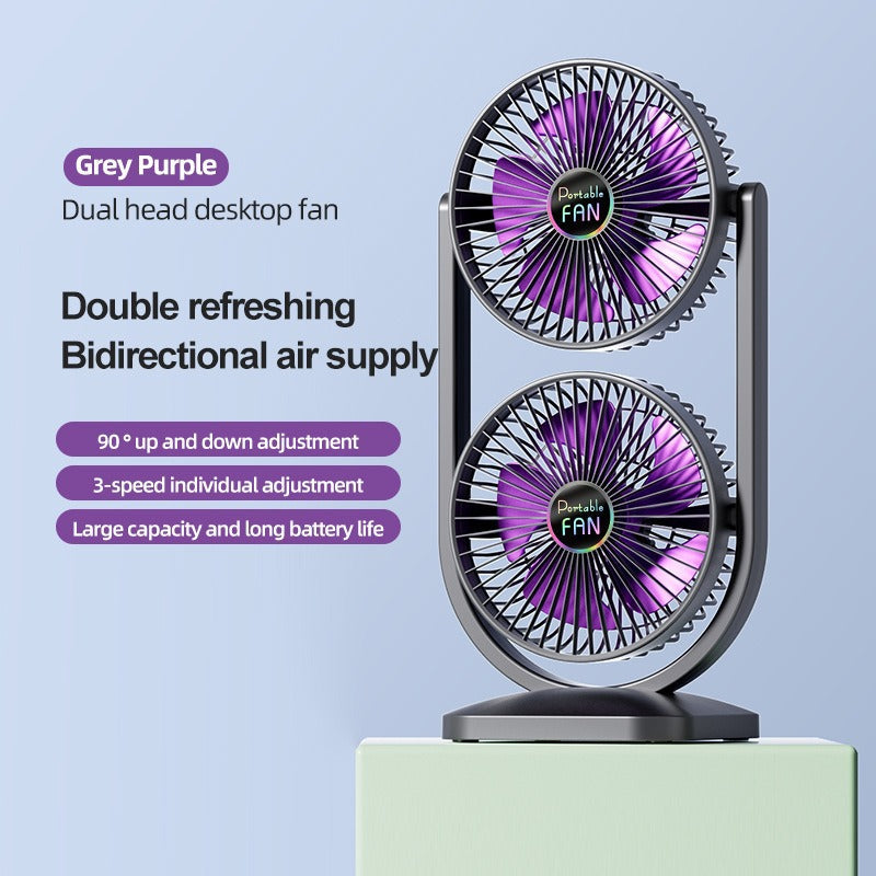 Ventilator de Masă Reglabil cu Flux Dublu de Aer pentru Femei 1