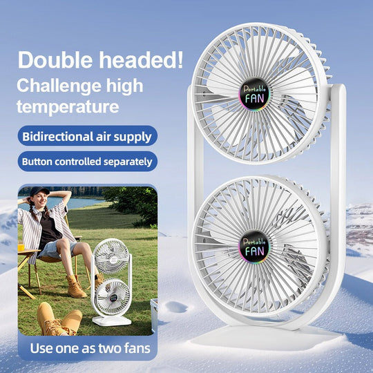 Ventilator de Masă Reglabil cu Flux Dublu de Aer pentru Femei 2